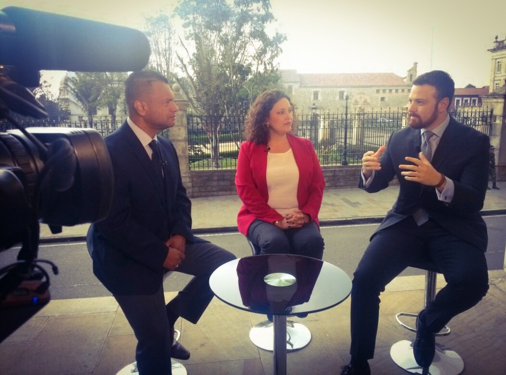 Nota en el noticiero del Senado