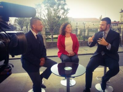 Nota en el noticiero del Senado
