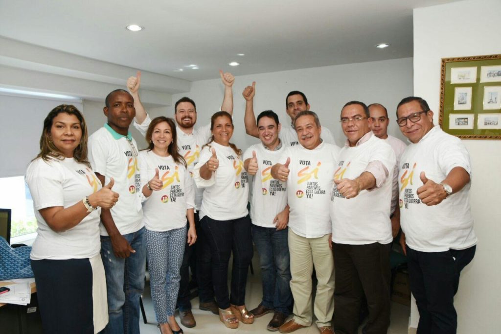 El Partido de la U se une para promocionar el Sí en Bolívar