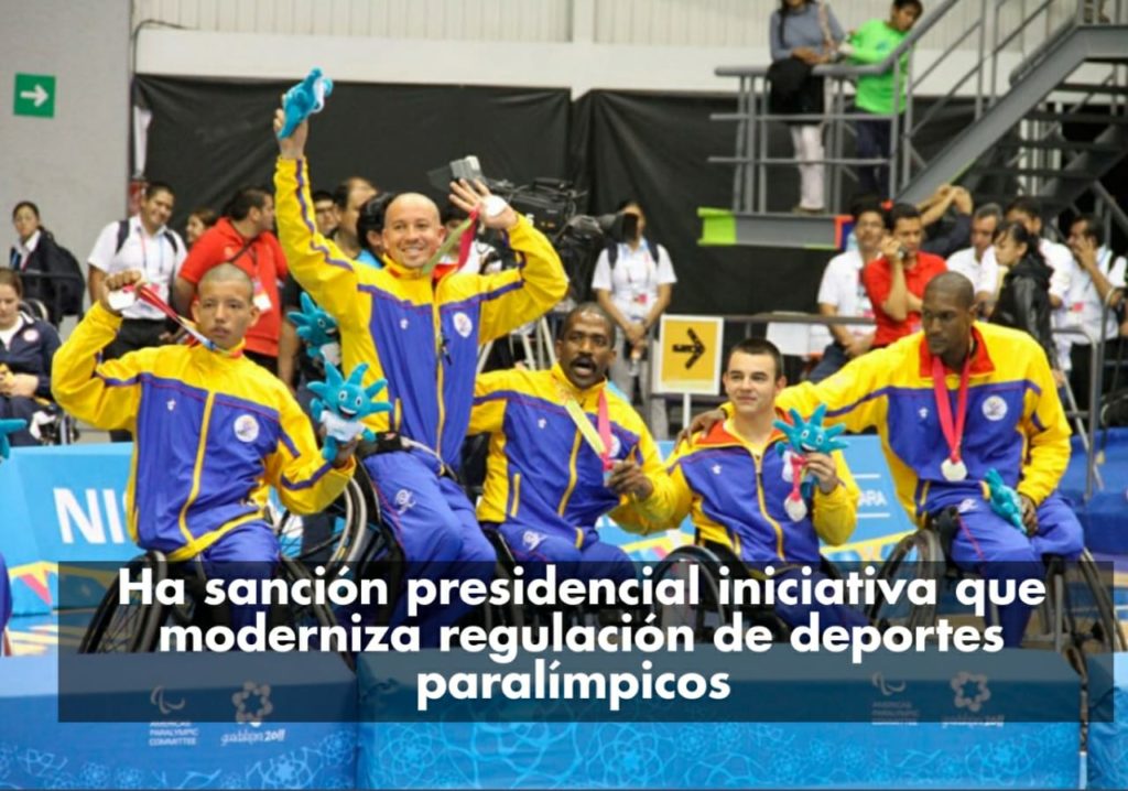 Pasó último debate proyecto que garantiza mejores condiciones a deportistas paralímpicos